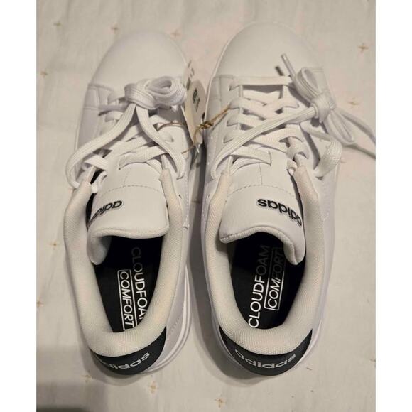 Adidas Advantage 2.0 White and Navy Blue 6.5 W - Picture 2 of 6